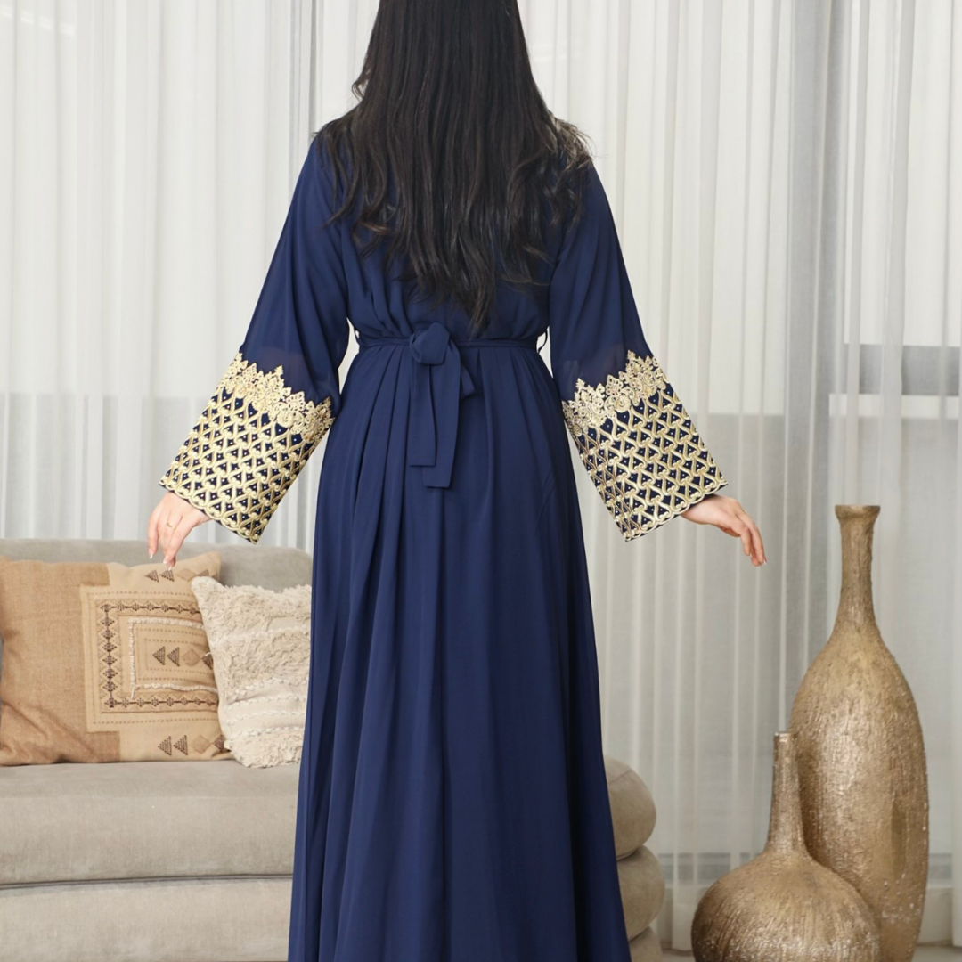 BintAlBilad Saudi Summer Jalabiya For Women New Collection Luxury Designs - ZR596