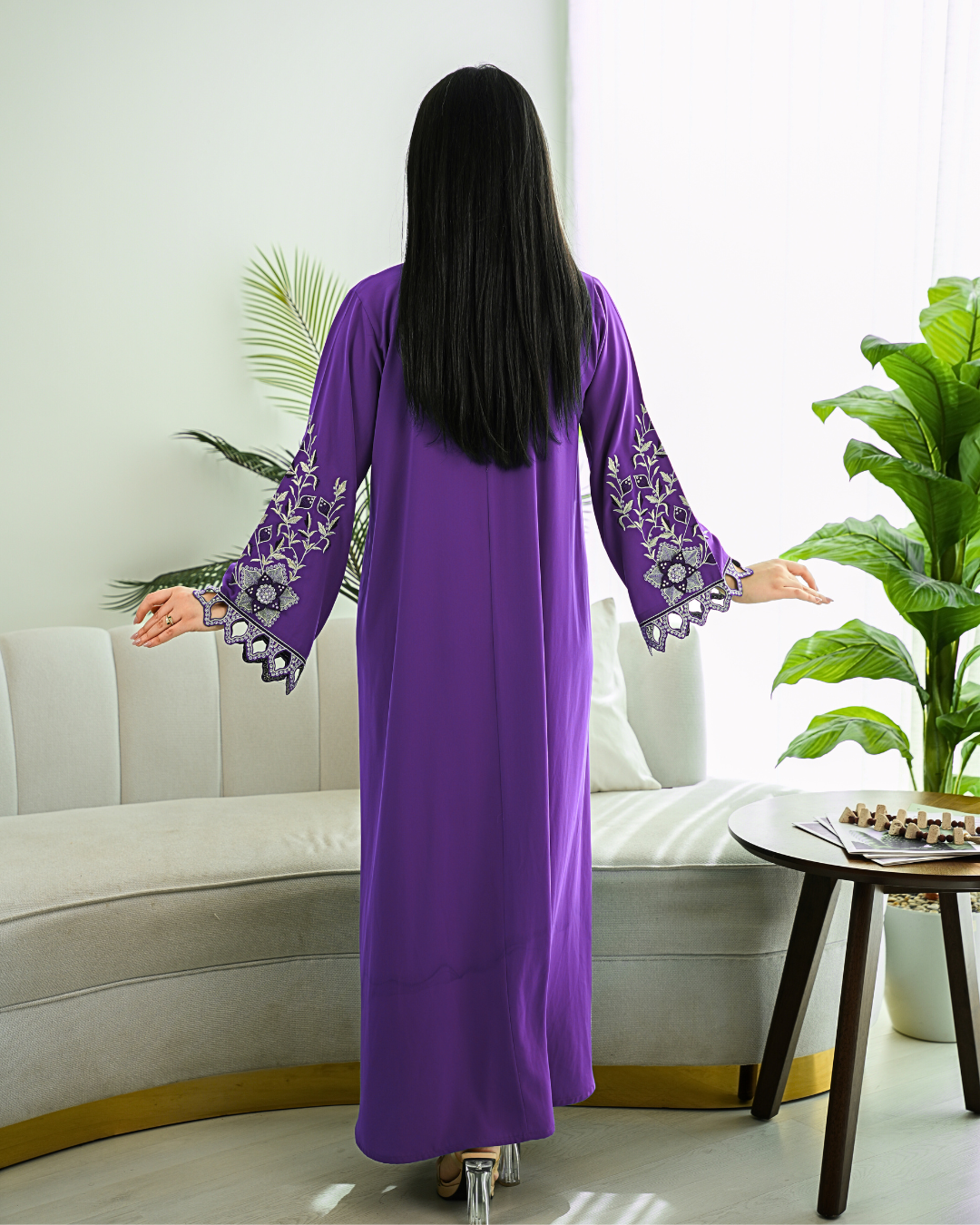 Majestic Grace Jalabiya – Where Saudi Elegance Meets Modern Style - 4480