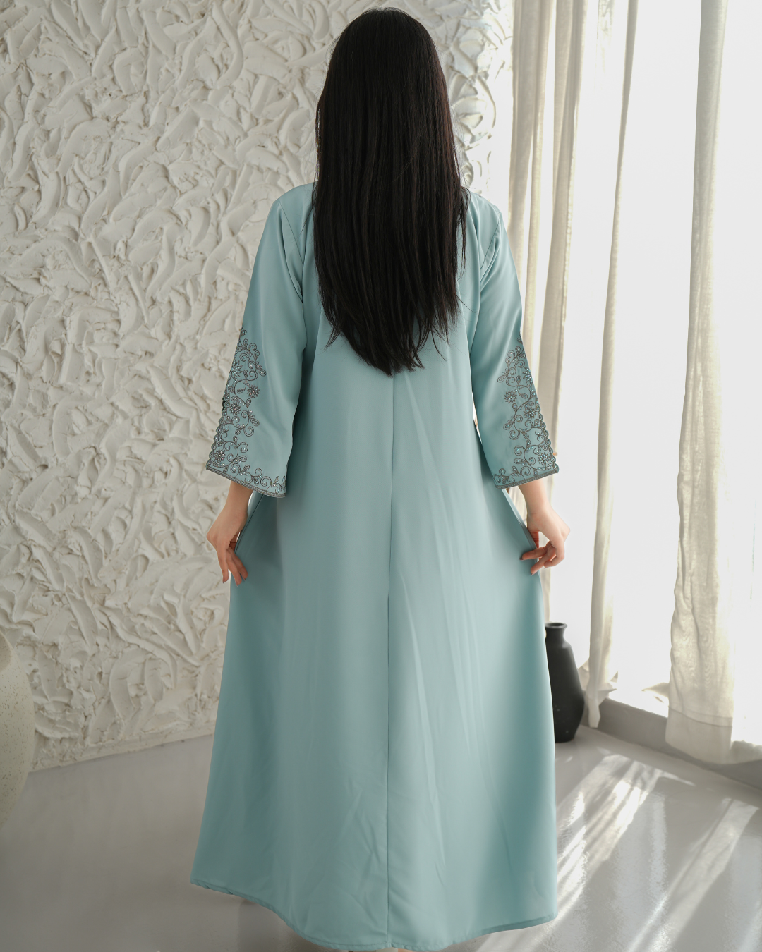 Majestic Grace Eid Jalabiya – A Modern Expression of Saudi Elegance - 4375