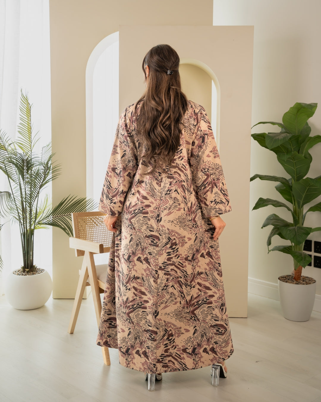 Elegant winter jalabiya with a distinctive modern design - ZR699