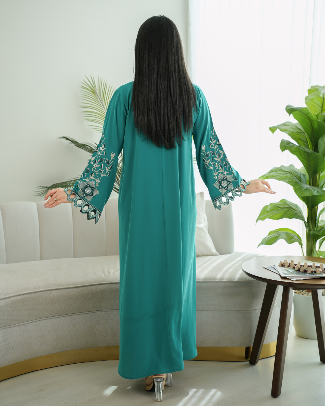 Elegant Eid Ul Fitr jalabiya with a distinctive modern design - 4480