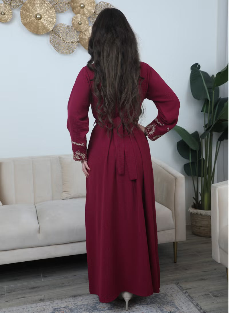 BintAlBilad Saudi Summer Jalabiya For Women New Collection Luxury Designs - 3916