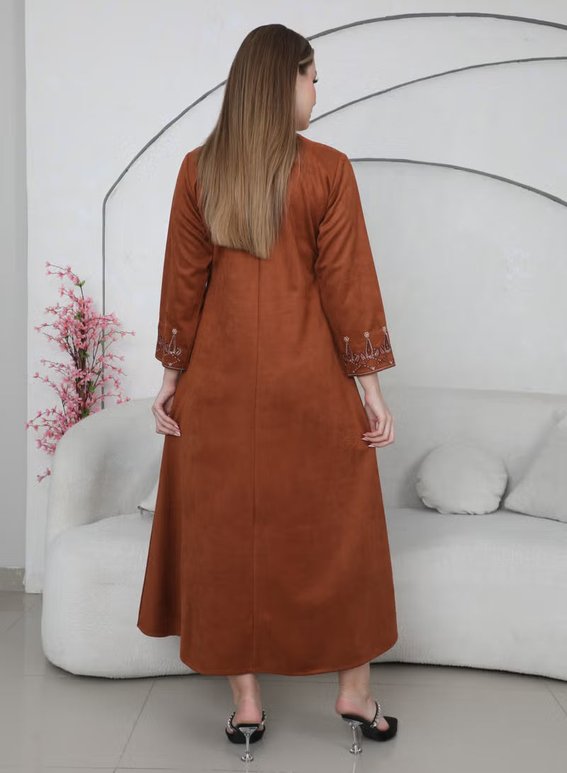 BintAlBilad Saudi Winter Jalabiya For Women Premium Collection Luxury Designs - ZR480