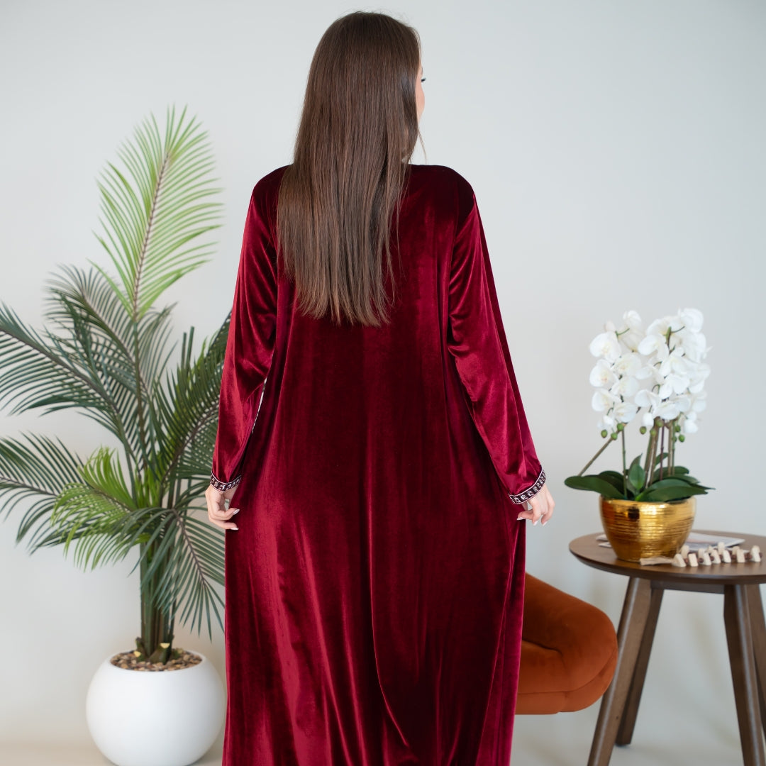 Elegant winter jalabiya with a distinctive modern design - DB213