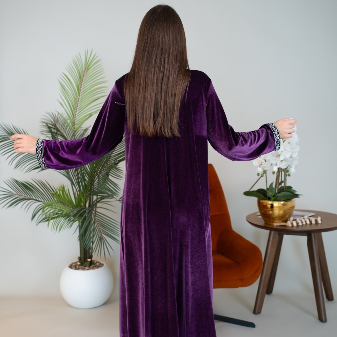 Elegant winter jalabiya with a distinctive modern design - DB214