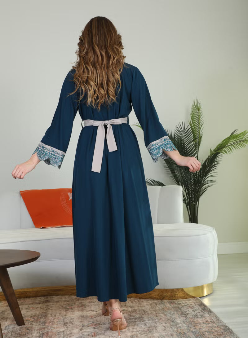 BintAlBilad Saudi Summer Jalabiya For Women New Collection Luxury Designs - 4123-LB