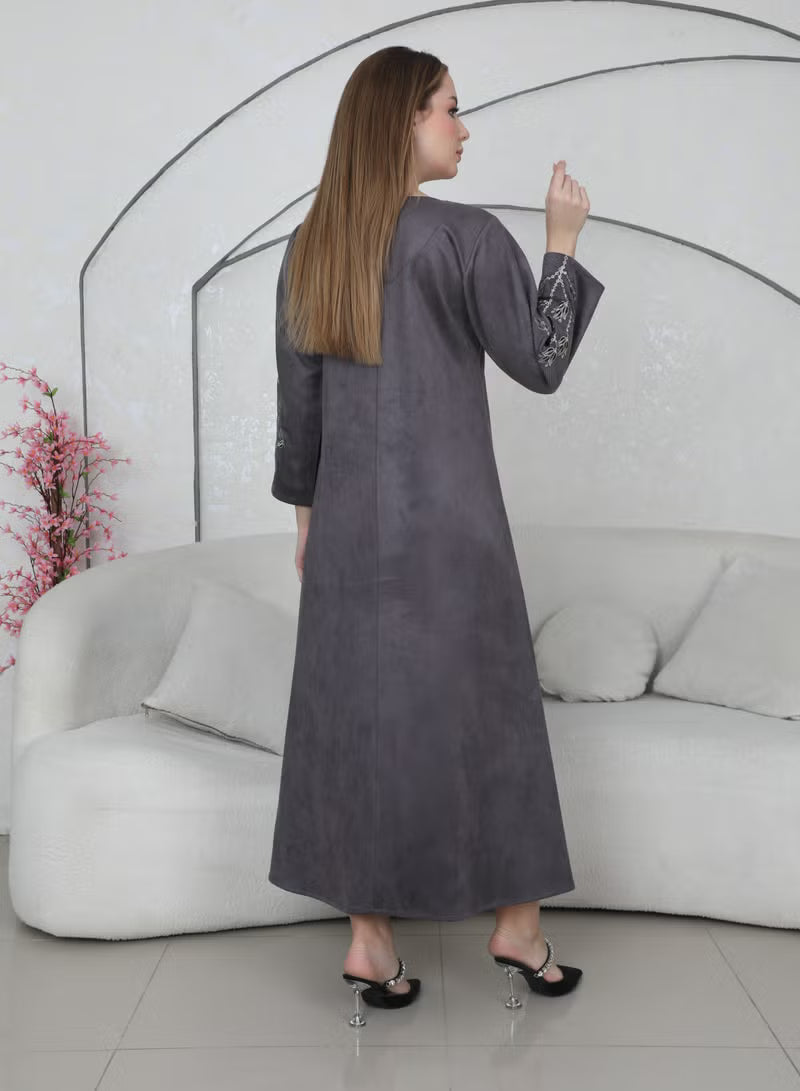 BintAlBilad Saudi Winter Jalabiya For Women Premium Collection Luxury Designs - ZR481