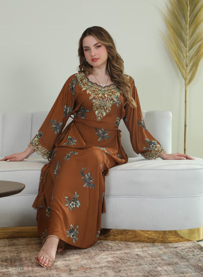 جلابية بنت البلاد السعودية الصيفية للنساء من مجموعة بنت البلاد الجديدة بتصاميم فاخرة - 4152