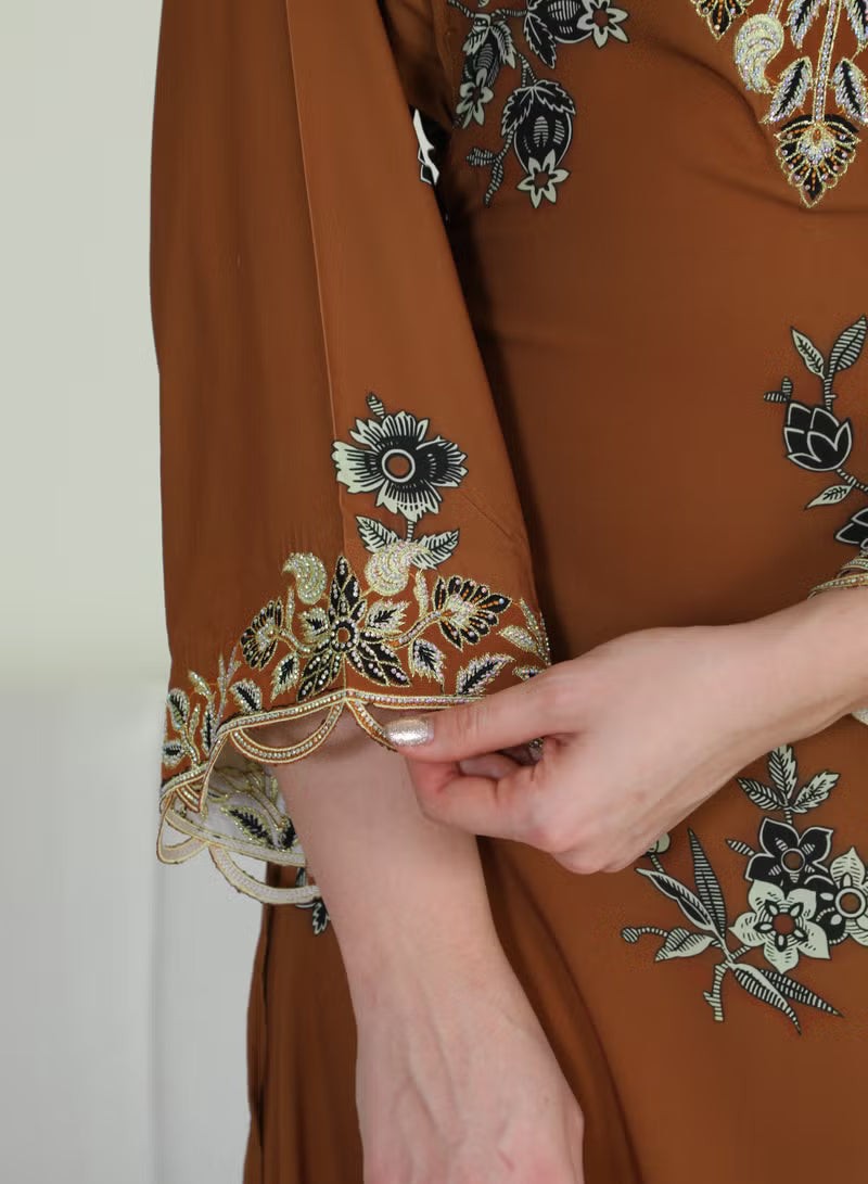 جلابية بنت البلاد السعودية الصيفية للنساء من مجموعة بنت البلاد الجديدة بتصاميم فاخرة - 4152