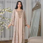 BintAlBilad Saudi Summer Jalabiya For Women New Collection Luxury Designs - 4350