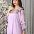 BintAlBilad Saudi Summer Jalabiya For Women New Collection Luxury Designs - 4395
