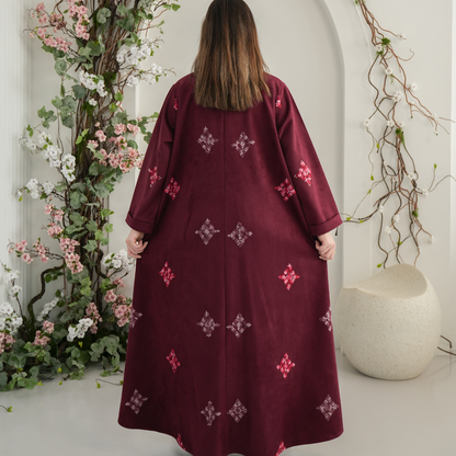 Elegant winter jalabiya with a distinctive modern design - 4622