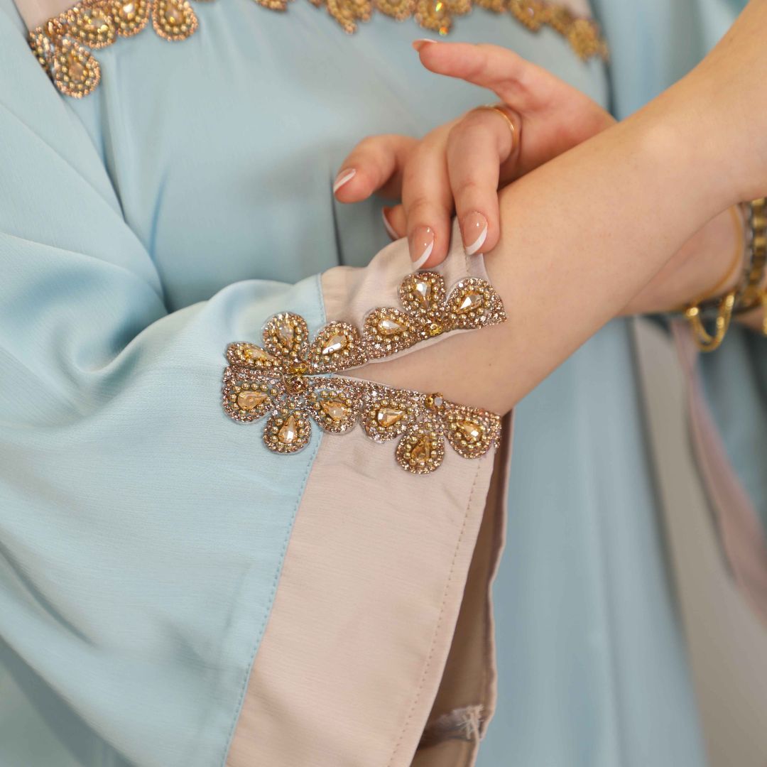 جلابية نسائية صيفية طويلة من بنت البلاد لشهر رمضان وعيد الفطر - 4071 