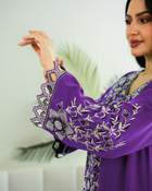 جلابية ماجستيك جريس – حيث تلتقي الأناقة السعودية بالطراز العصري - 4480