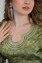 BintAlBilad Saudi Summer Jalabiya For Women New Collection Luxury Designs - 4153