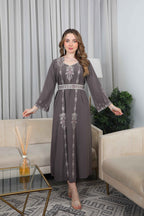BintAlBilad Saudi Summer Jalabiya For Women New Collection Luxury Designs - ZR-448
