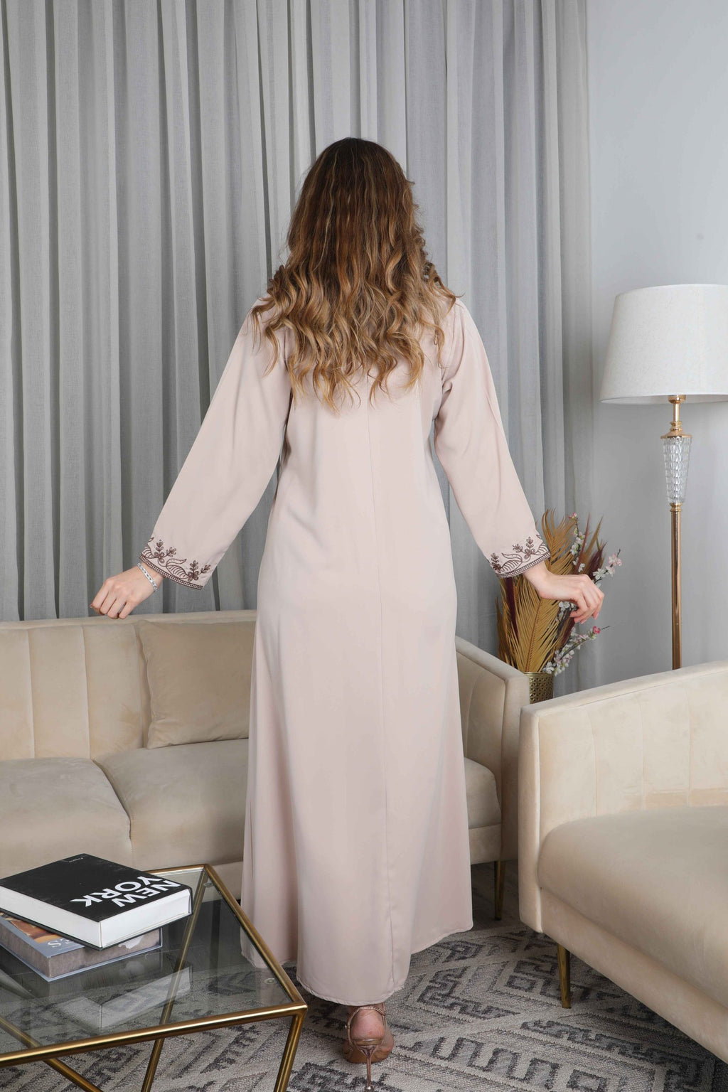 BintAlBilad Saudi Summer Jalabiya For Women New Collection Luxury Designs - 4284