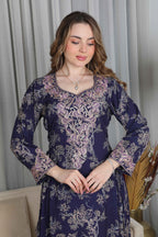 BintAlBilad Saudi Summer Jalabiya For Women New Collection Luxury Designs - ZR-515