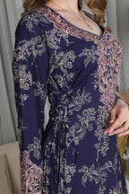 BintAlBilad Saudi Summer Jalabiya For Women New Collection Luxury Designs - ZR-515