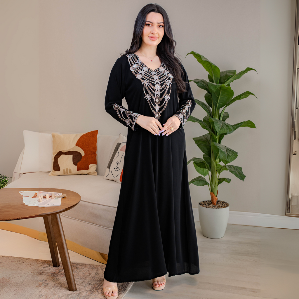 Bint Al-Bilad New Summer Collection 2025 | Stylish Jalabiyas & Kaftans - ZR613