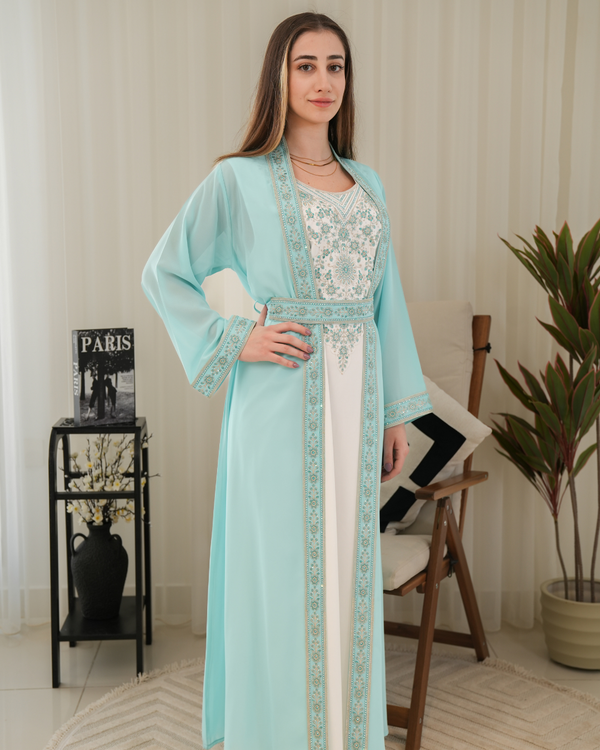 ZR726 - جلابية ذوق راقٍ بإطلالة محتشمة