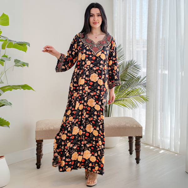 Bint Al-Bilad New Summer Collection 2025 | Stylish Jalabiyas & Kaftans - ZR-588