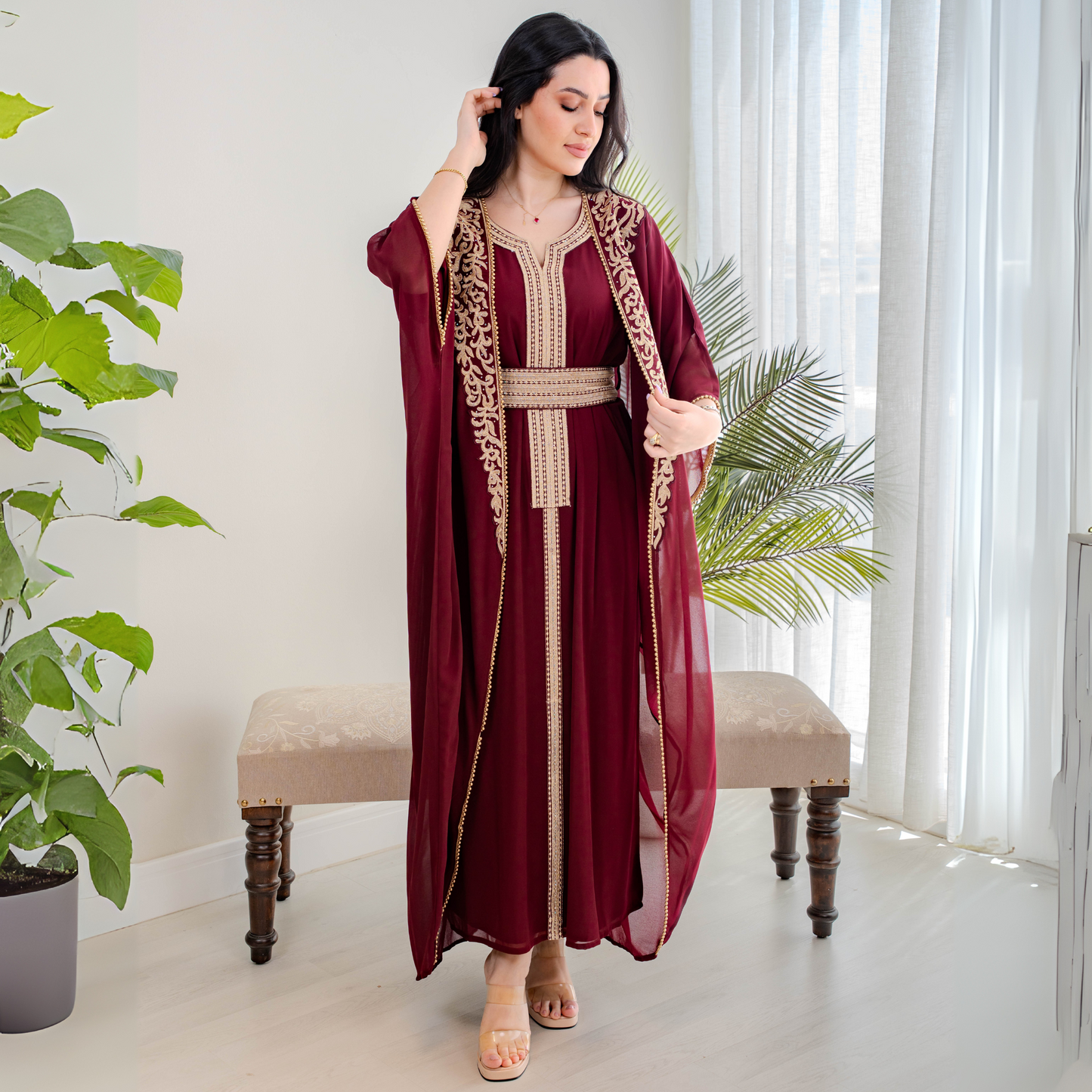 Bint Al-Bilad New Summer Collection 2025 | Stylish Jalabiyas & Kaftans - 4482