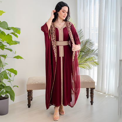 Bint Al-Bilad New Summer Collection 2025 | Stylish Jalabiyas & Kaftans - 4482