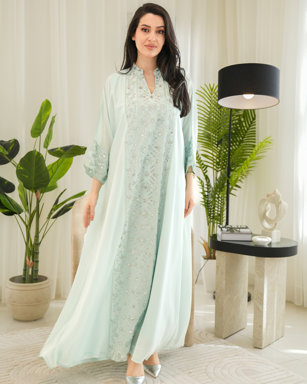 Majestic Grace Eid Jalabiya – A Modern Expression of Saudi Elegance - 4517