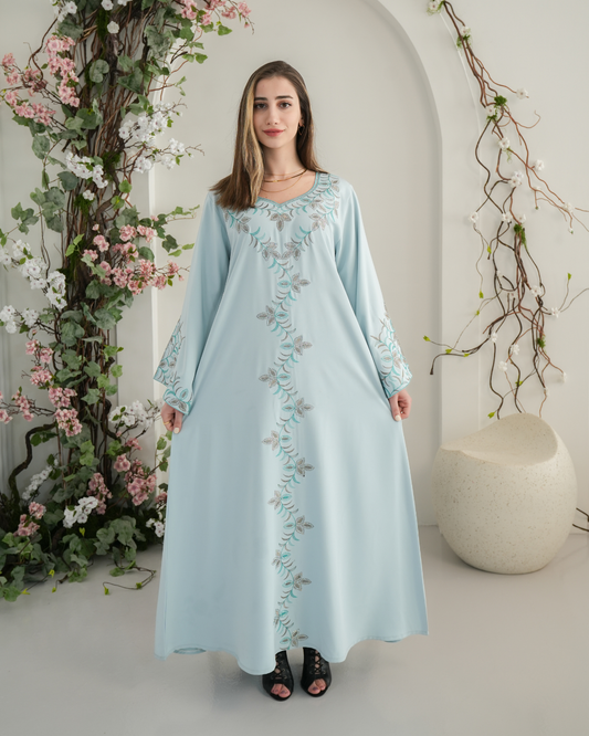 ZR716 - جلابية ذوق راقٍ بإطلالة محتشمة