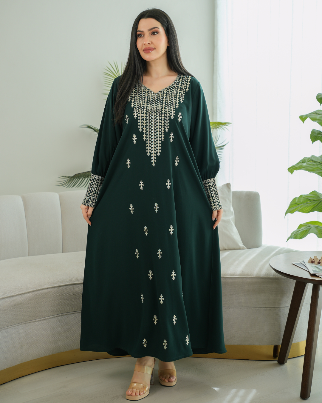 Majestic Grace Jalabiya – Where Saudi Elegance Meets Modern Style - 4417