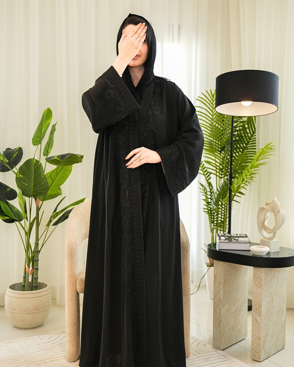 Classic Abaya with Modern Cut – Timeless Modest Style By Bint Al Bilad - AB002