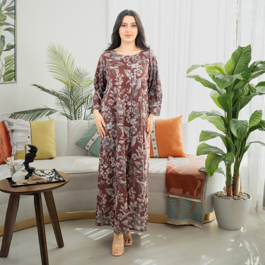 Elegant winter jalabiya with a distinctive modern design - DB239