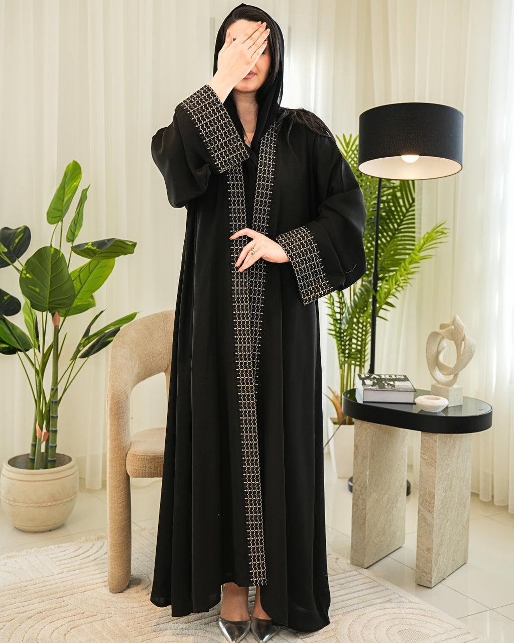 Classic Abaya with Modern Cut – Timeless Modest Style By Bint Al Bilad - AB001