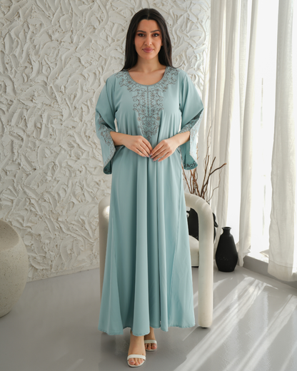 Majestic Grace Eid Jalabiya – A Modern Expression of Saudi Elegance - 4375