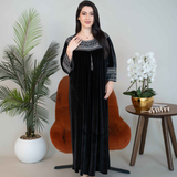Elegant winter jalabiya with a distinctive modern design - 4531