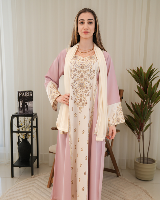 ZR720 - جلابية ذوق راقٍ بإطلالة محتشمة