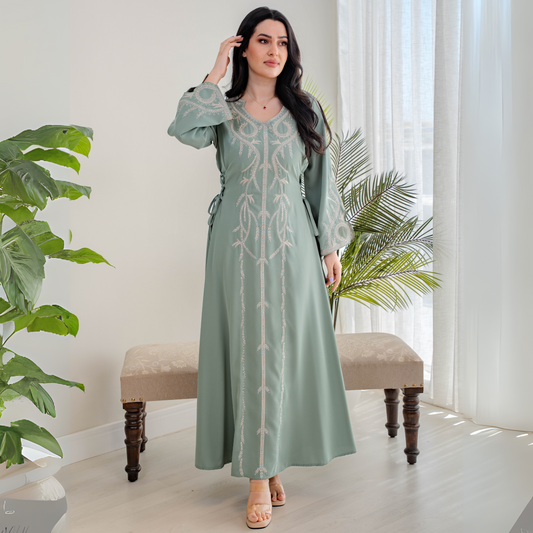 Bint Al-Bilad New Summer Collection 2025 | Stylish Jalabiyas & Kaftans - ZR-589