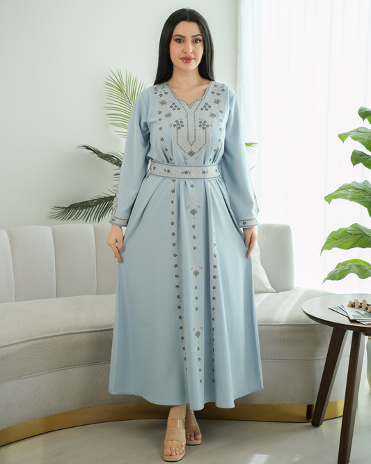 Elegant Eid Ul Fitr jalabiya with a distinctive modern design - 4590