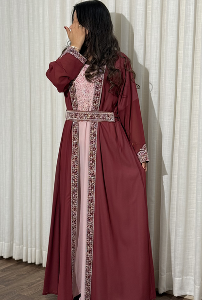 Zr748 - جلابية ذوق راقٍ بإطلالة محتشمة