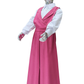 Saudi Girls’ School Uniform – Pink Jumper with White Shirt (Style - two)