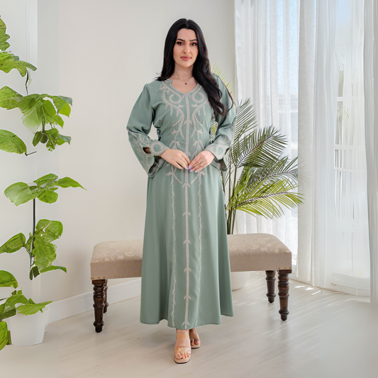 Bint Al-Bilad New Summer Collection 2025 | Stylish Jalabiyas & Kaftans - ZR-589