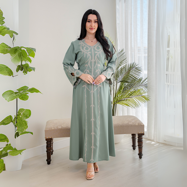 Bint Al-Bilad New Summer Collection 2025 | Stylish Jalabiyas & Kaftans - ZR-589