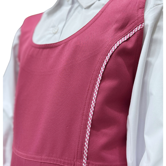 Saudi Girls’ School Uniform – Pink Jumper with White Shirt (Style - four)