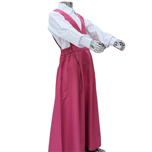 Saudi Girls’ School Uniform – Pink Jumper with White Shirt (Style - five)