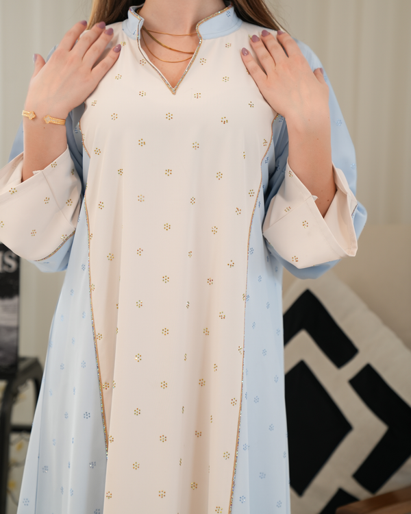 ZR728 - جلابية ذوق راقٍ بإطلالة محتشمة