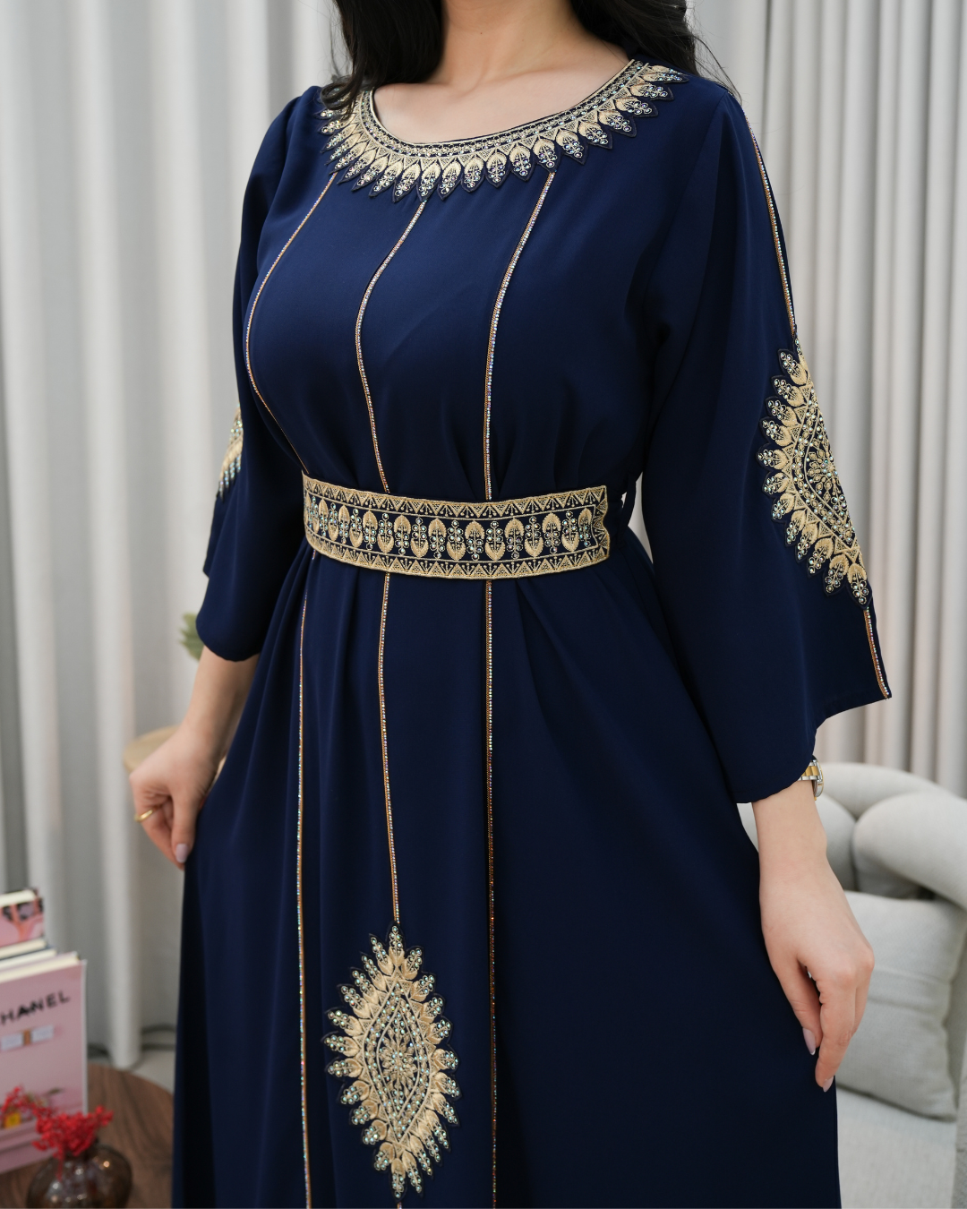 Majestic Grace Eid Jalabiya – A Modern Expression of Saudi Elegance - 4408