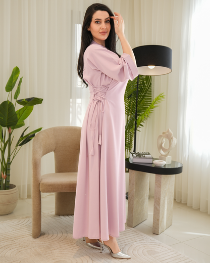 4634 - جلابية ذوق راقٍ بإطلالة محتشمة