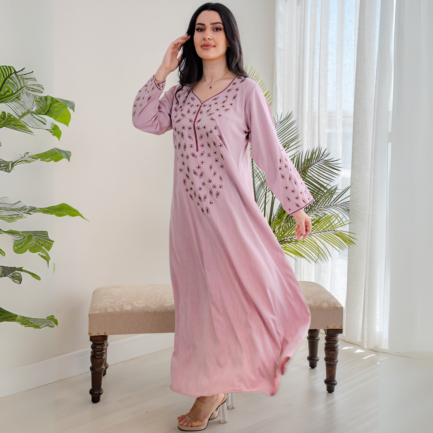 Bint Al-Bilad New Summer Collection 2025 | Stylish Jalabiyas & Kaftans - ZR-604