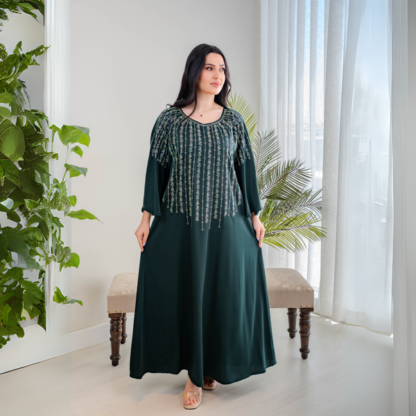 Bint Al-Bilad New Summer Collection 2025 | Stylish Jalabiyas & Kaftans - 4500